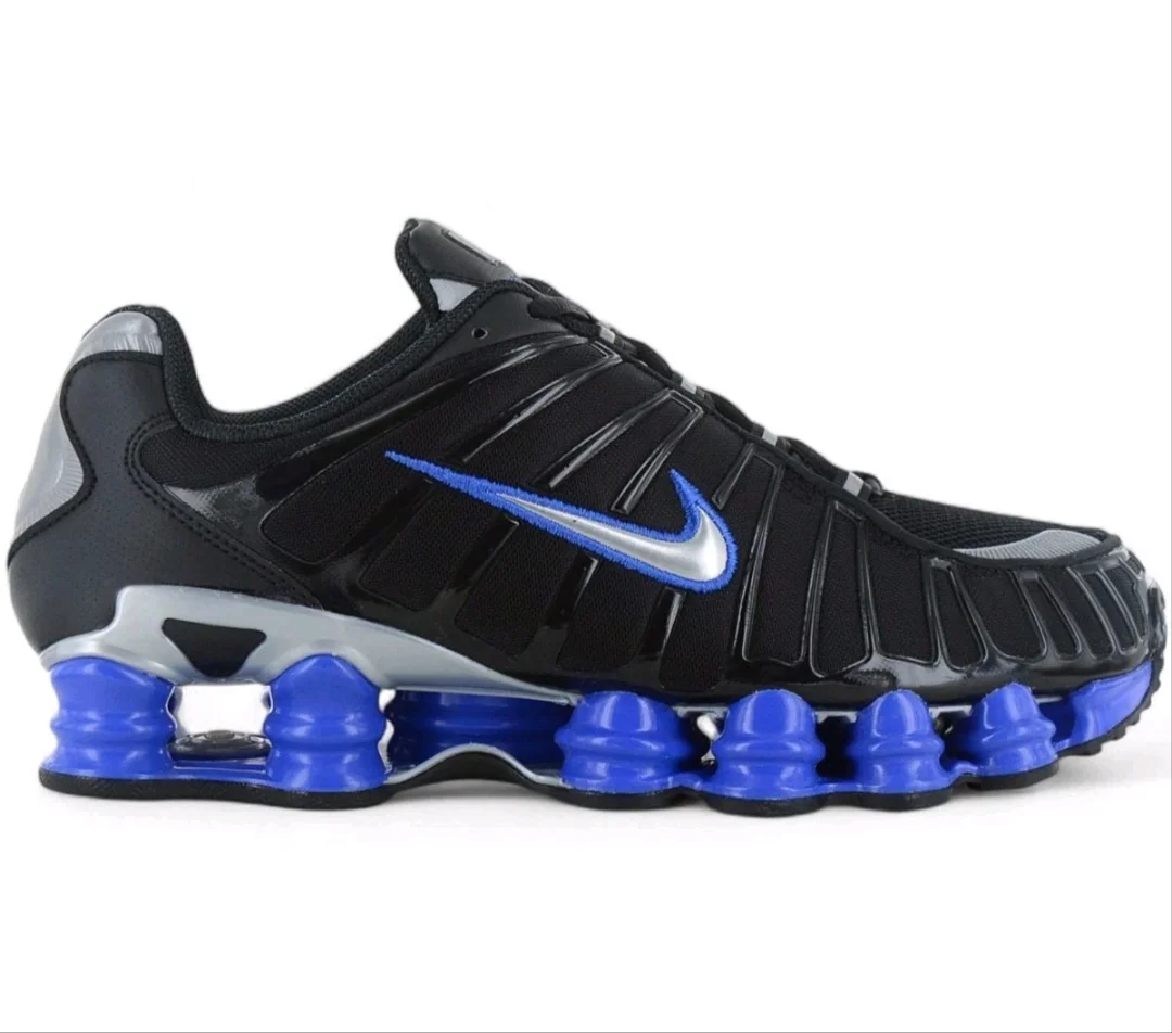 Nike Shox TL Black/Metallic Silver/Lyon Blue