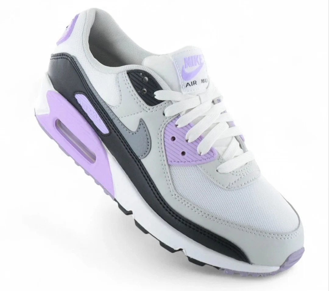 Nike Air Max 90 White/Wolf Grey/Black/Bright Grape