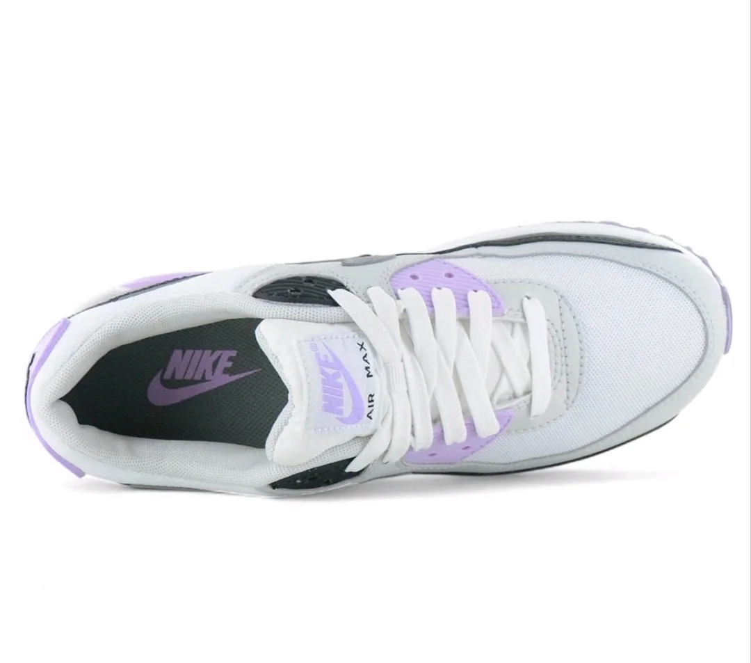 Nike Air Max 90 White/Wolf Grey/Black/Bright Grape