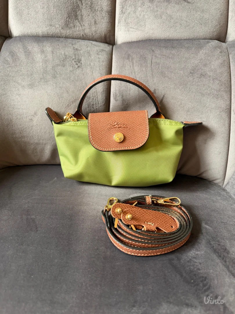 Longchamp pouch - Pistachio