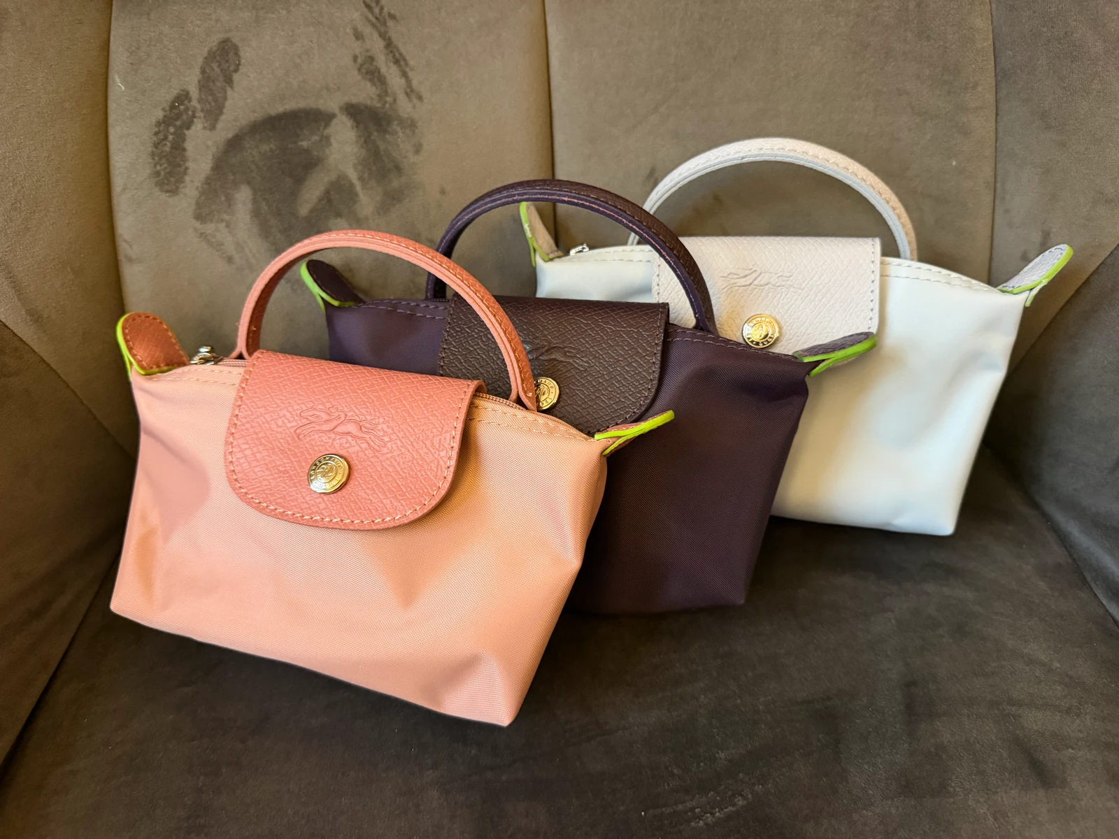 Longchamp Le Pliage pouch Pink