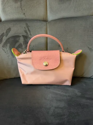 Longchamp Le Pliage pouch Pink