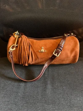 Vivienne Westwood Cindy Suede Cylinder torbica