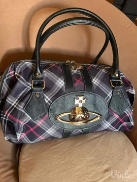Vivienne Westwood Tartan Boston torba