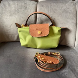 Longchamp pouch - Pistachio