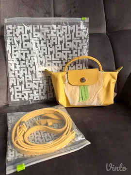 Longchamp pouch Lime