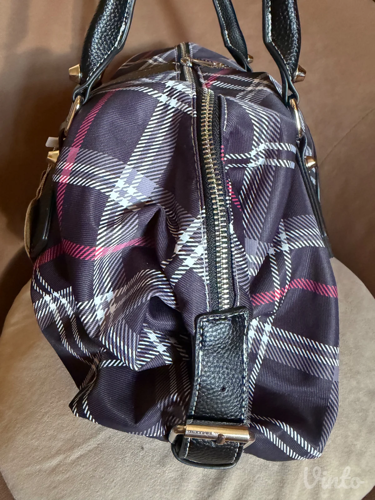 Vivienne Westwood Tartan Boston torba