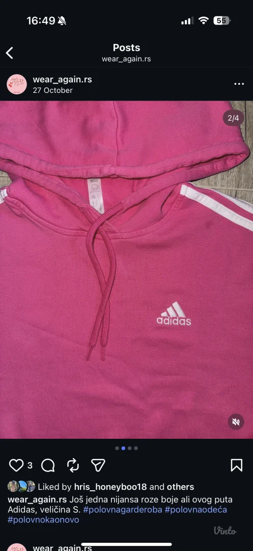 Rozi Adidas duks