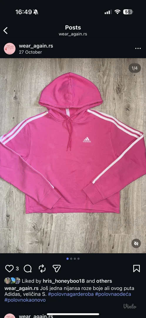 Rozi Adidas duks