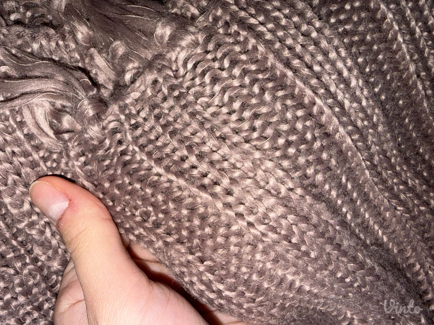 Boho šik za hladne dane: braon pončo