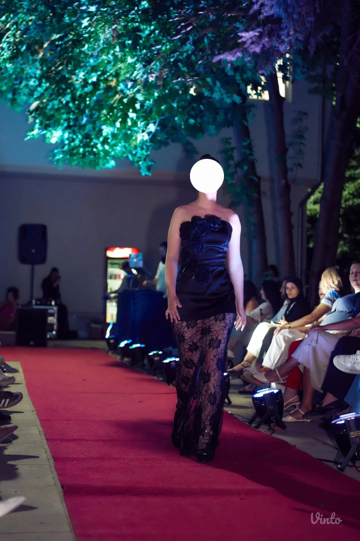 Elegantna haljina rucni rad komplet