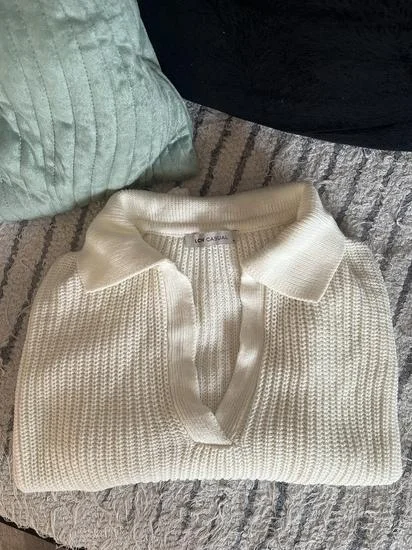 Beli džemper sa V izrazom - LC WAIKIKI