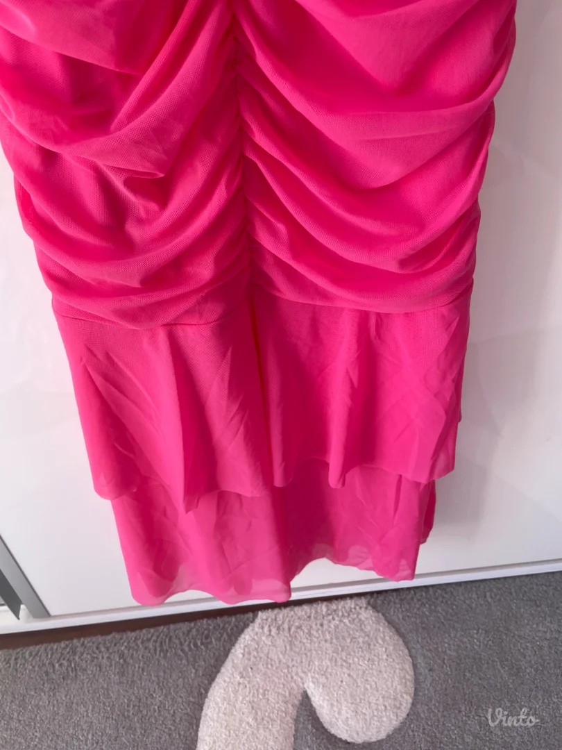 Maturska svečana haljina pink S,M NOVO