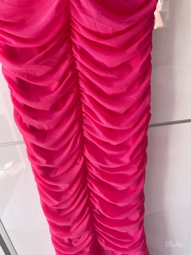 Maturska svečana haljina pink S,M NOVO