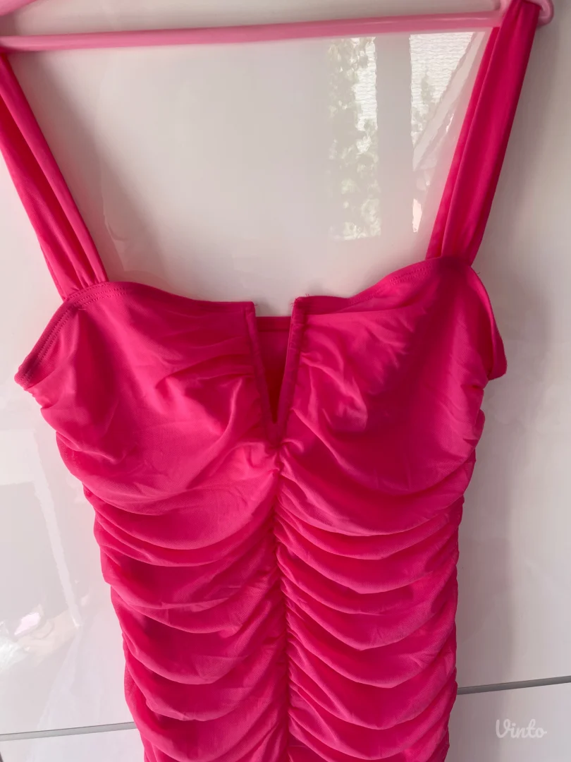 Maturska svečana haljina pink S,M NOVO