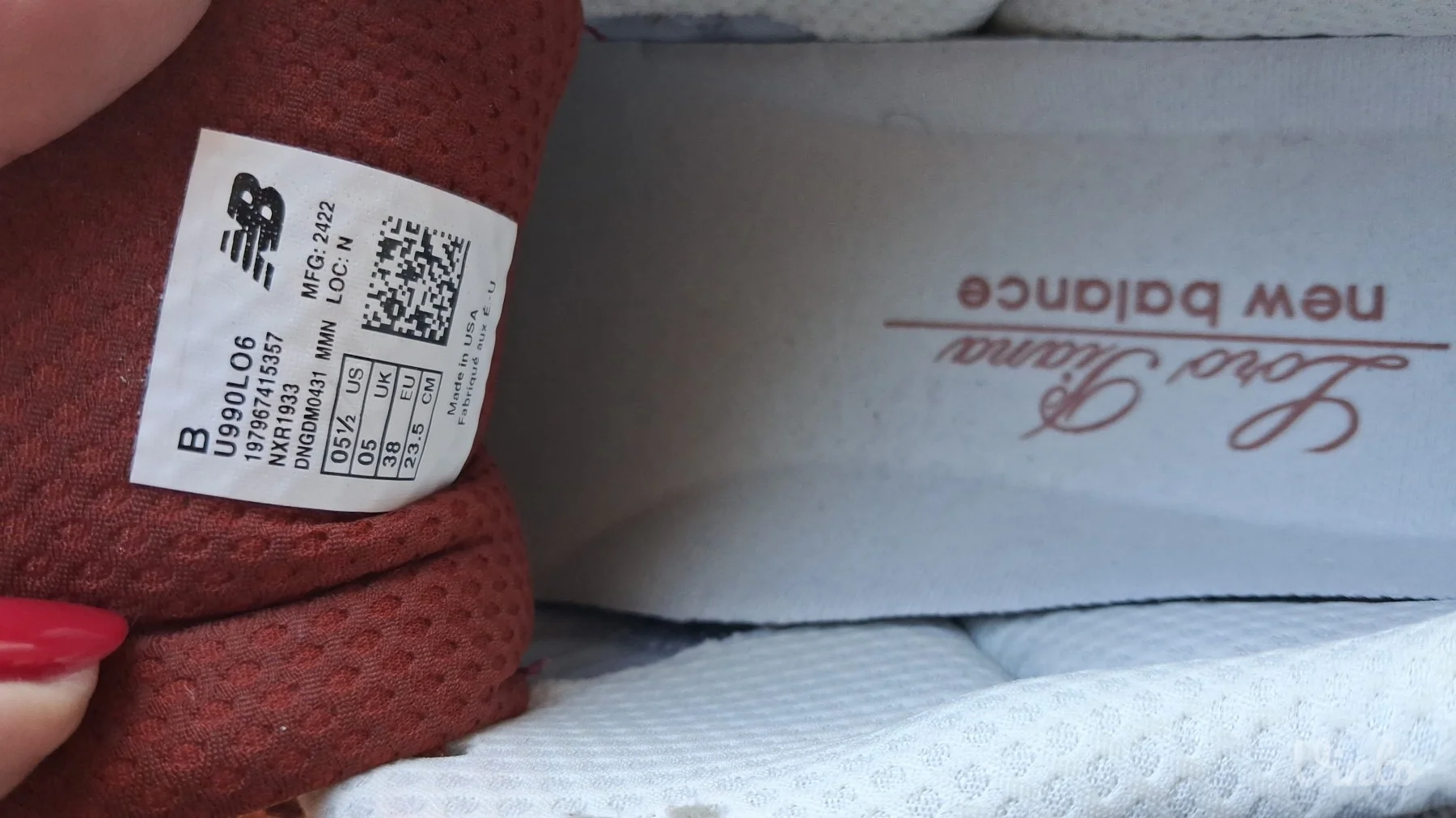 New Balance 990v6 x Loro Piana (38 EU)