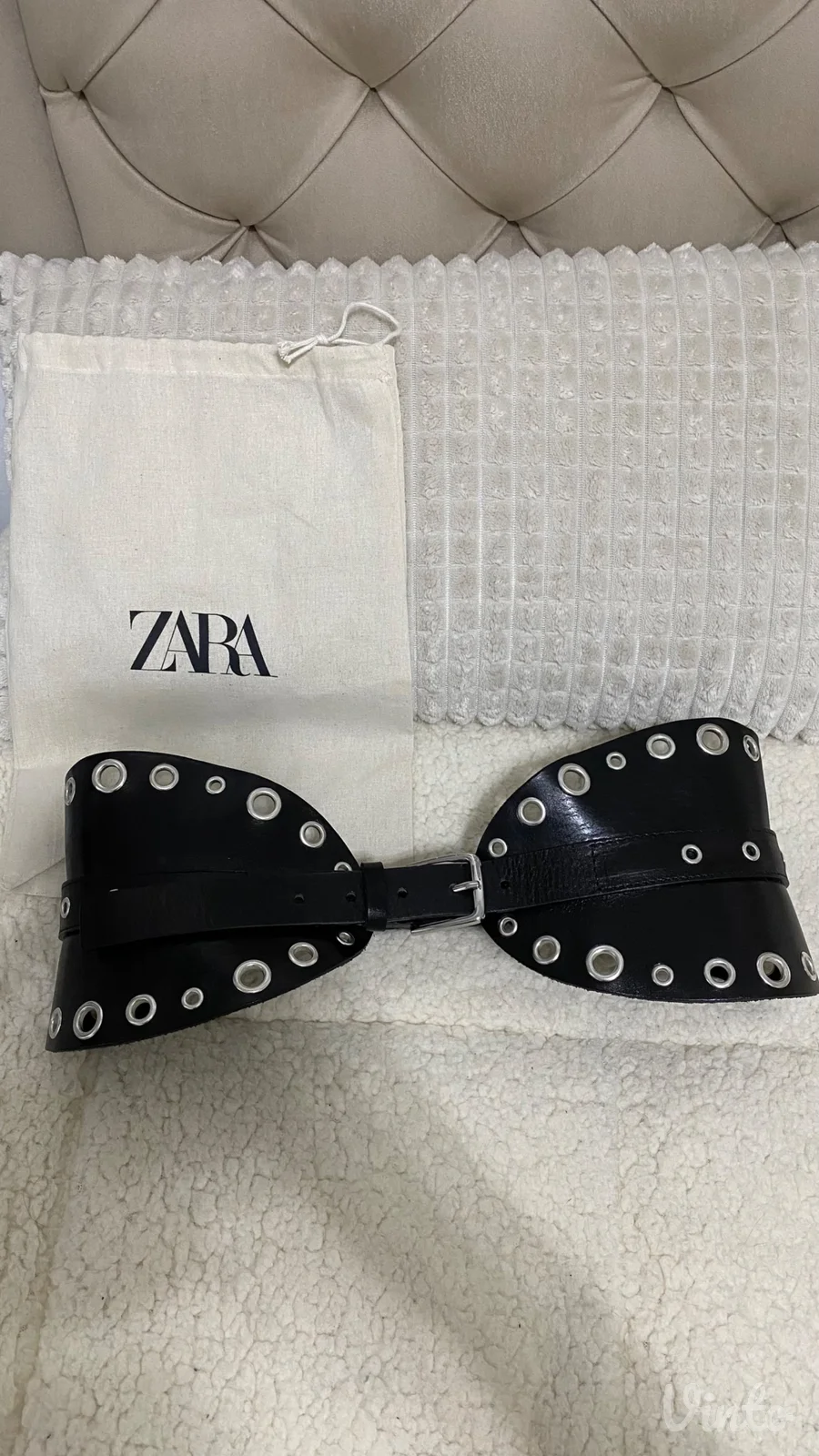 Zara kozni pojas Prirodna koza Nov