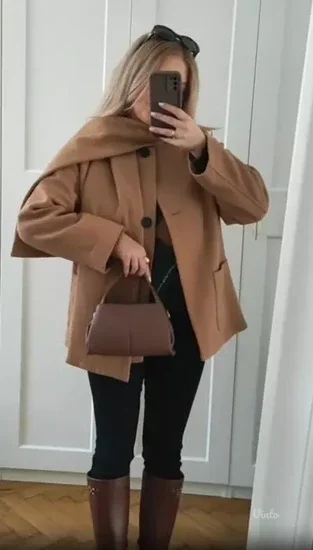 Zara kaput sa salom 53% vuna Nov sa etiketom