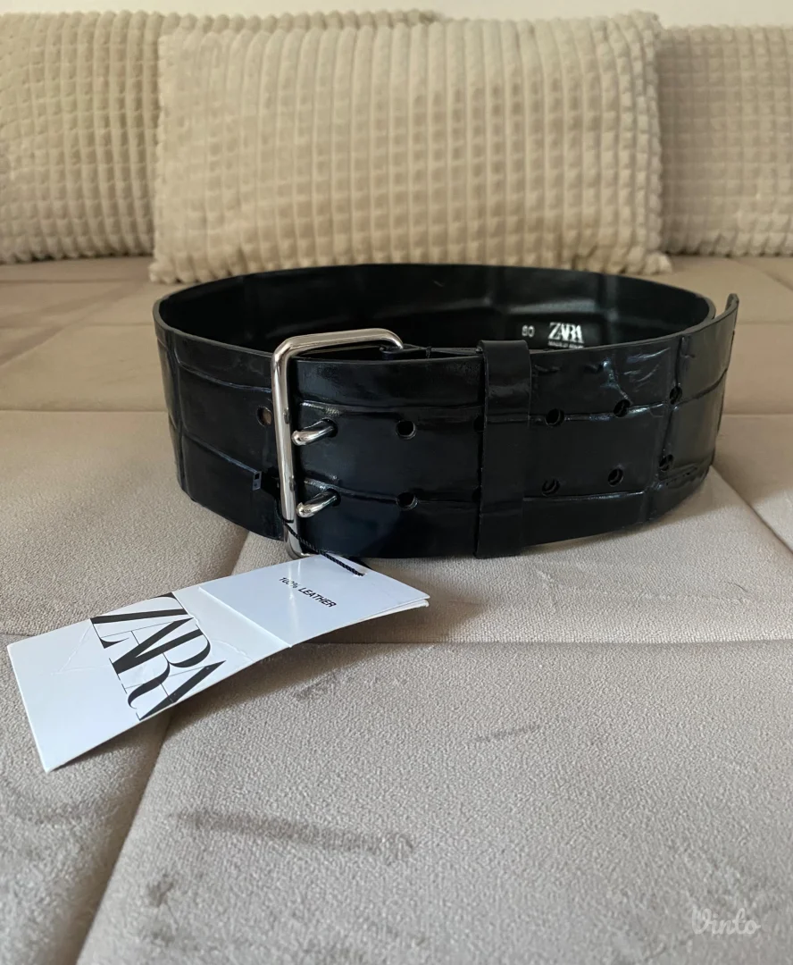 Zara kožni pojas Prirodna koža Nov sa etiketom
