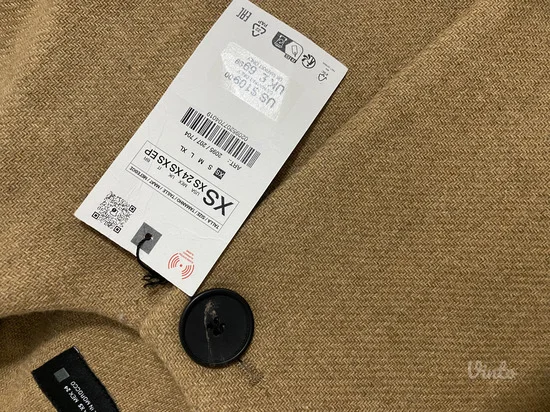 Zara kaput sa salom 53% vuna Nov sa etiketom