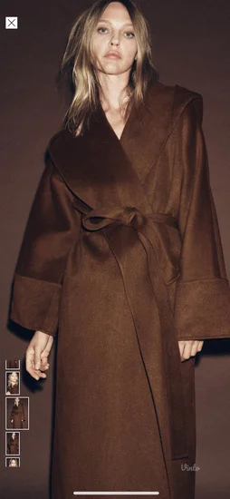 Zara dug kaput sa kapuljačom Nov sa etiketom