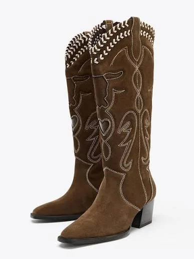 Zara kaubojke Prirodna koža Nove sa etiketom