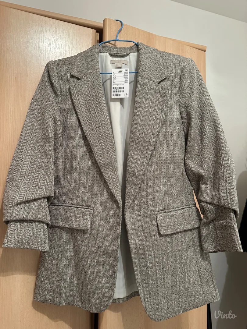 H&M sivi ženski sako