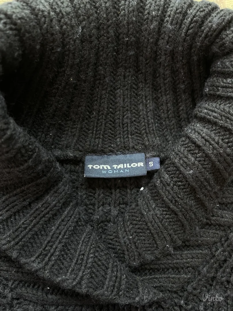 Tom Tailor crni džemper