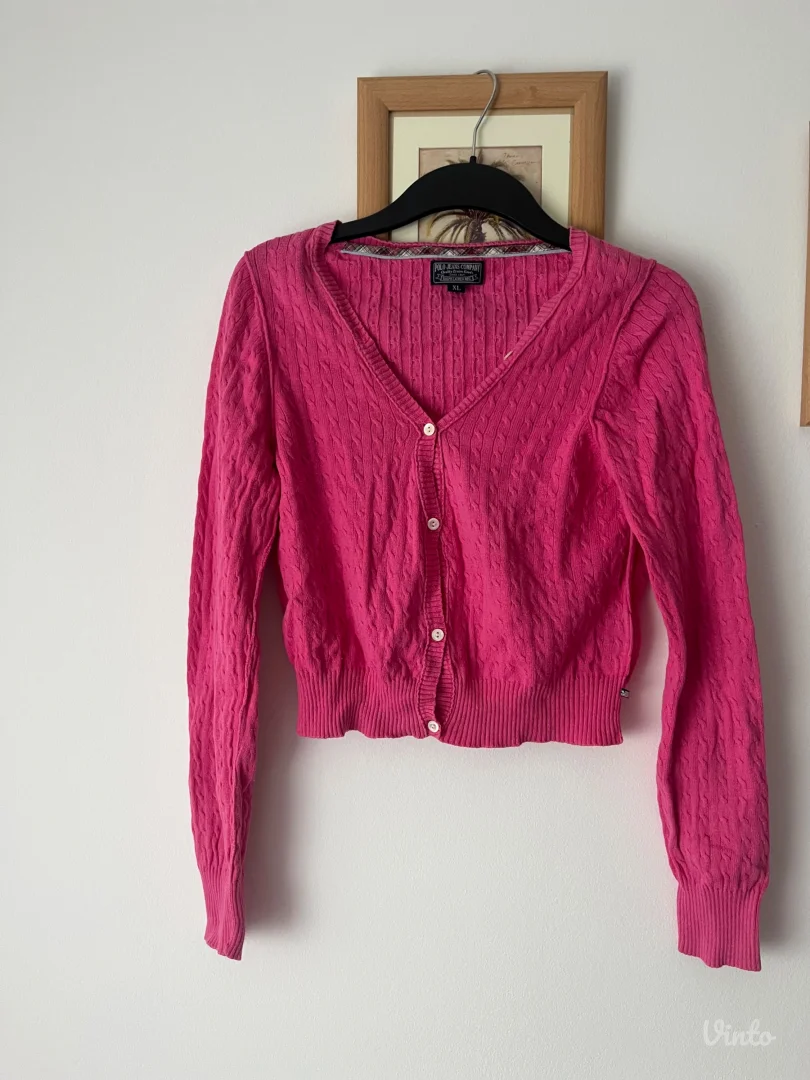 Vintage ružičasti kardigan