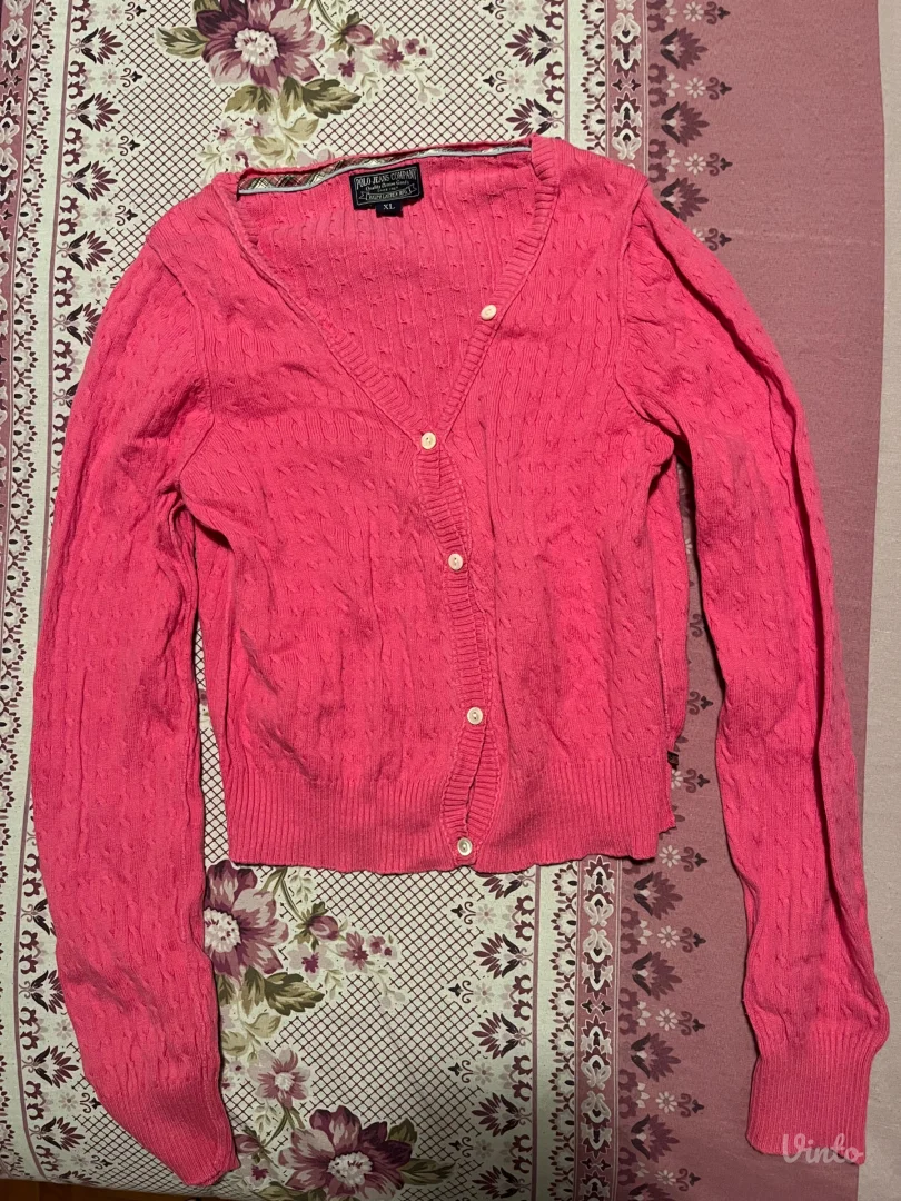 Vintage ružičasti kardigan