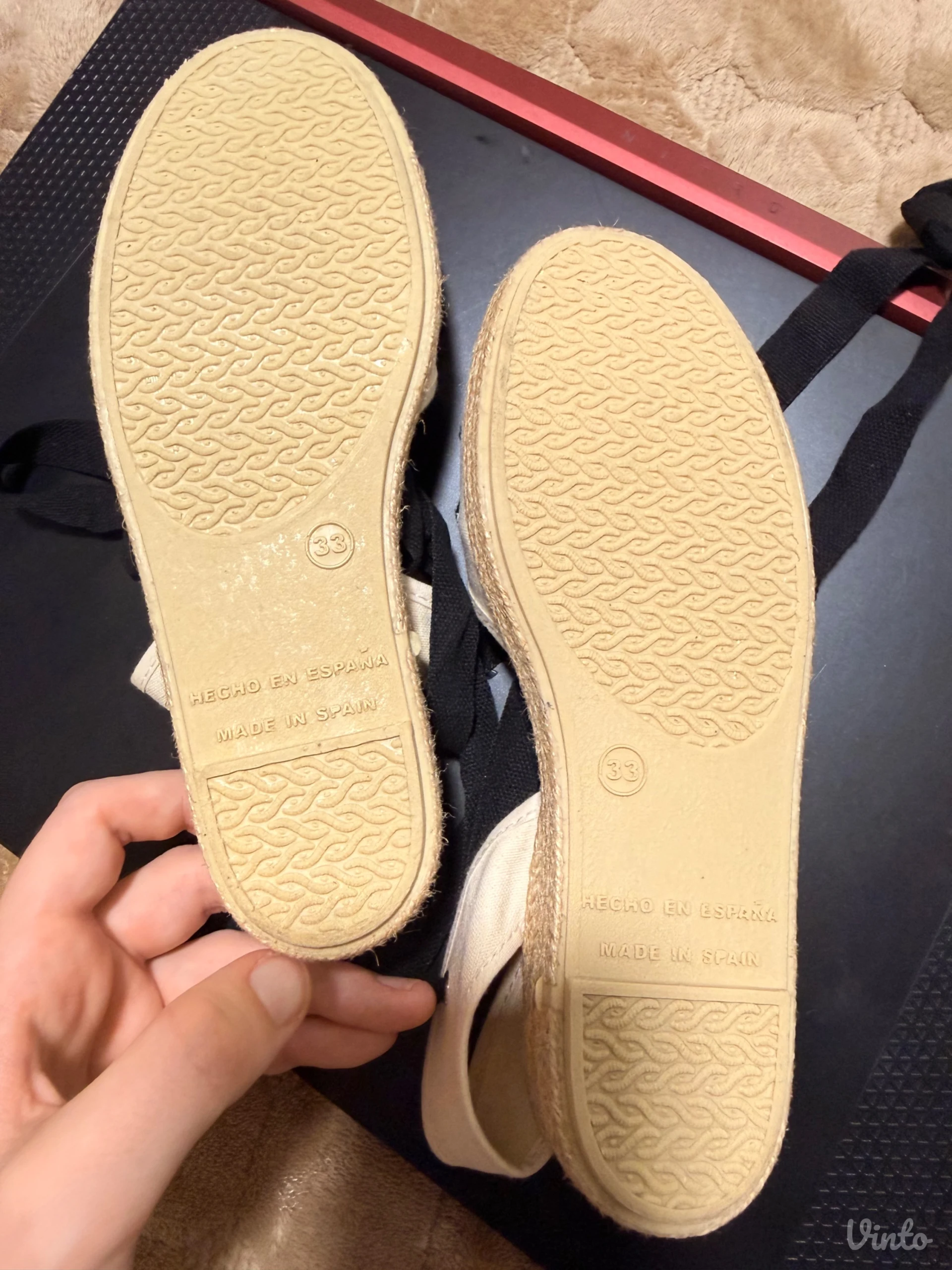 Pisamonas baletanke - espadrile za devojčice NOVO