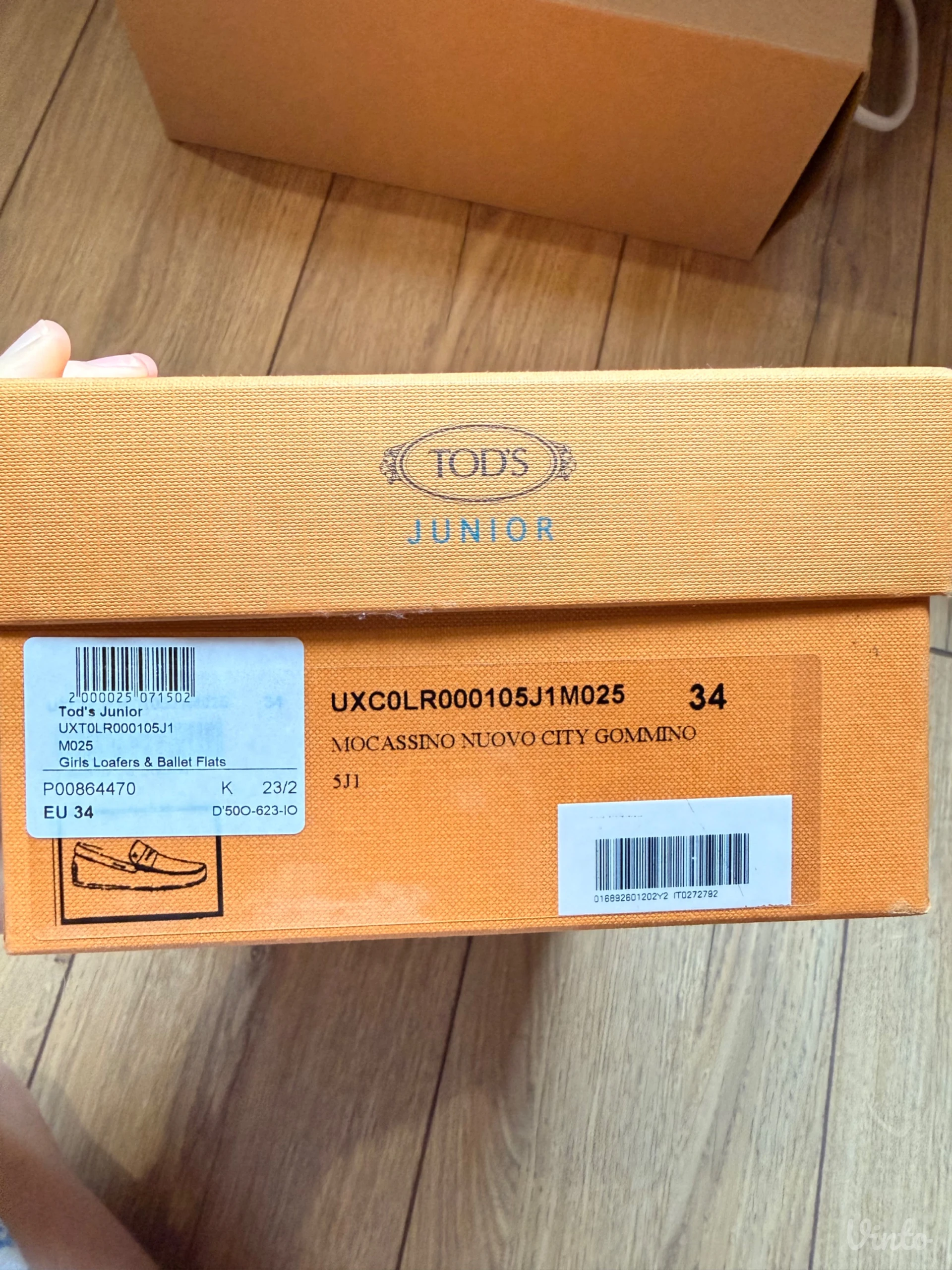 Tod’s mokasine-baletanke za devojčice 34