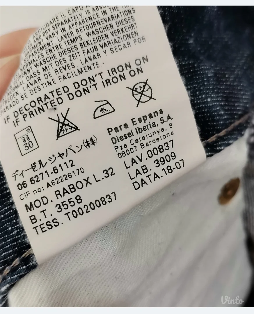 Diesel original farmerke vel. 29