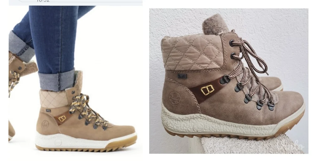 Rieker zimske postavljene cipele br. 38