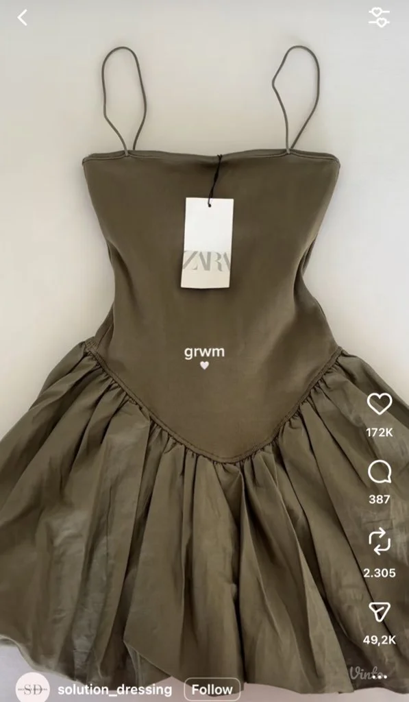 KUPUJEM - Zara haljinica sa slike