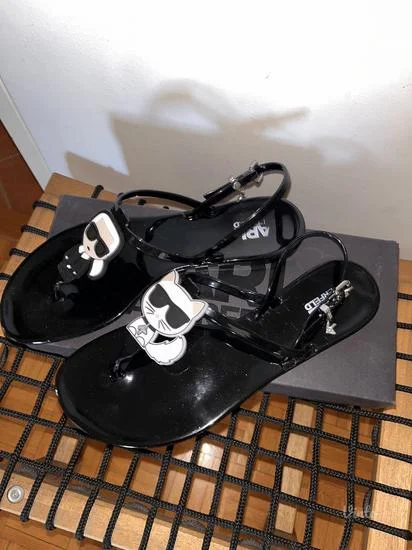 KARL LAGERFELD gumene sandale