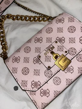 GUESS kozna roze torbica NOVA