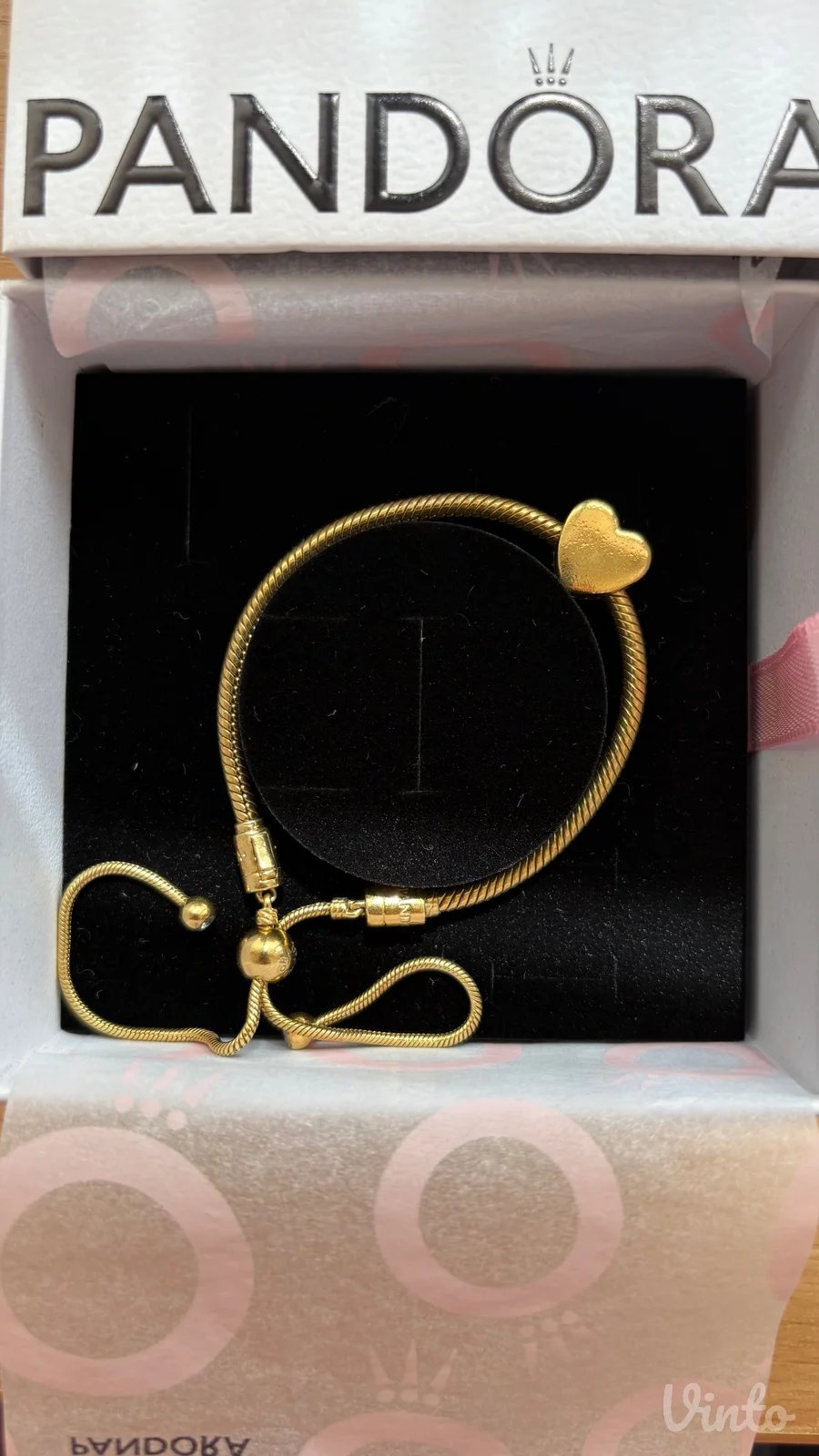 Pandora narukvica 14k pozlata + GRATIS privezak