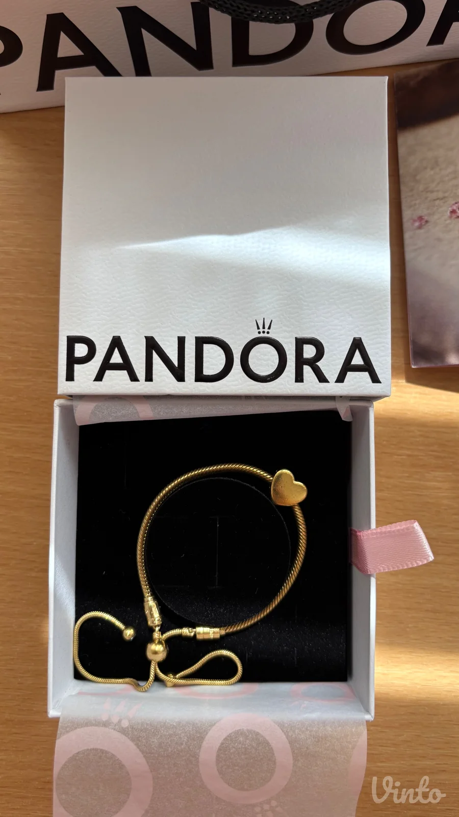 Pandora narukvica 14k pozlata + GRATIS privezak