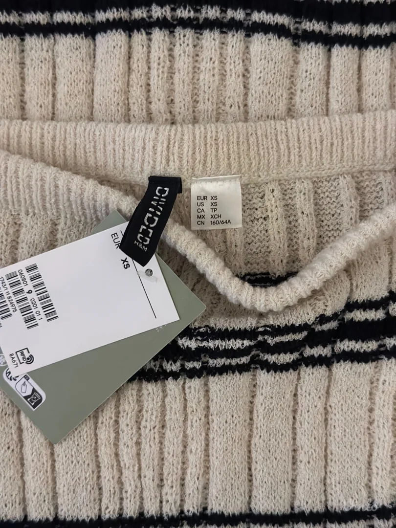 HM trikotažna suknja