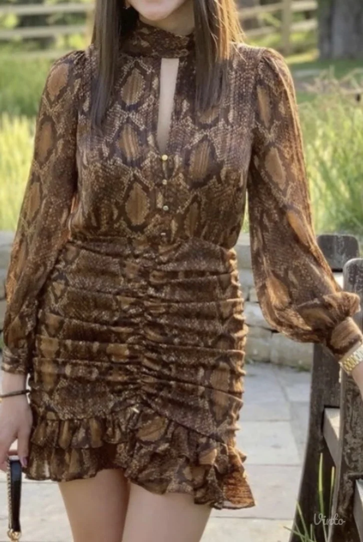 Zara animal print haljina