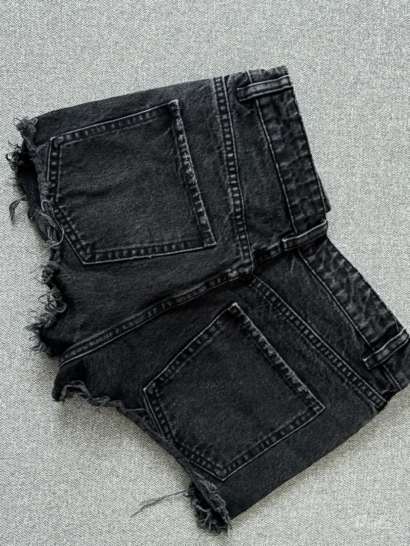 Zara crni teksas sorts