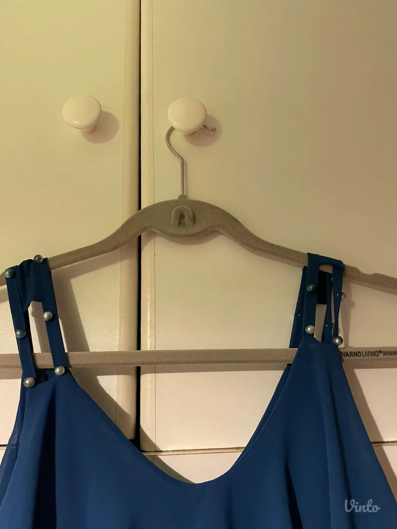 Plava ženska haljina