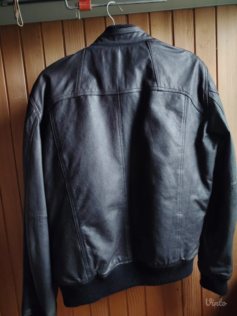 D&G Dolce & Gabbana kožna bomber jakna