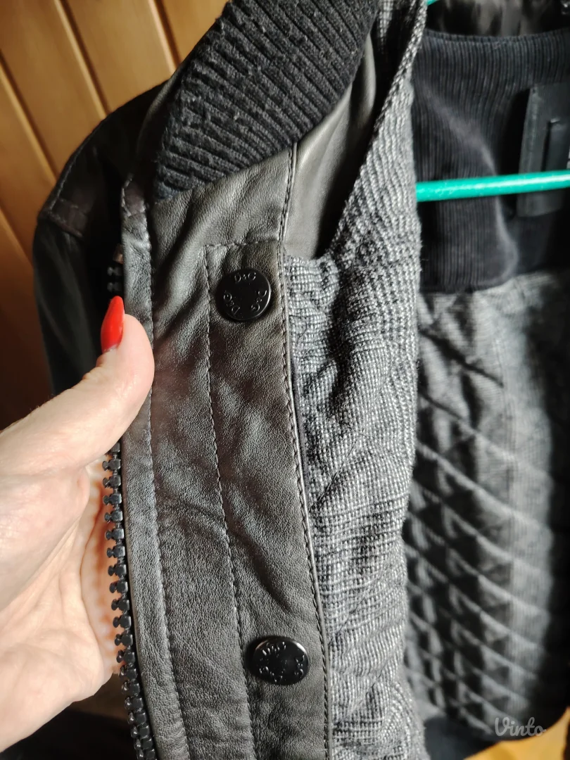 D&G Dolce & Gabbana kožna bomber jakna