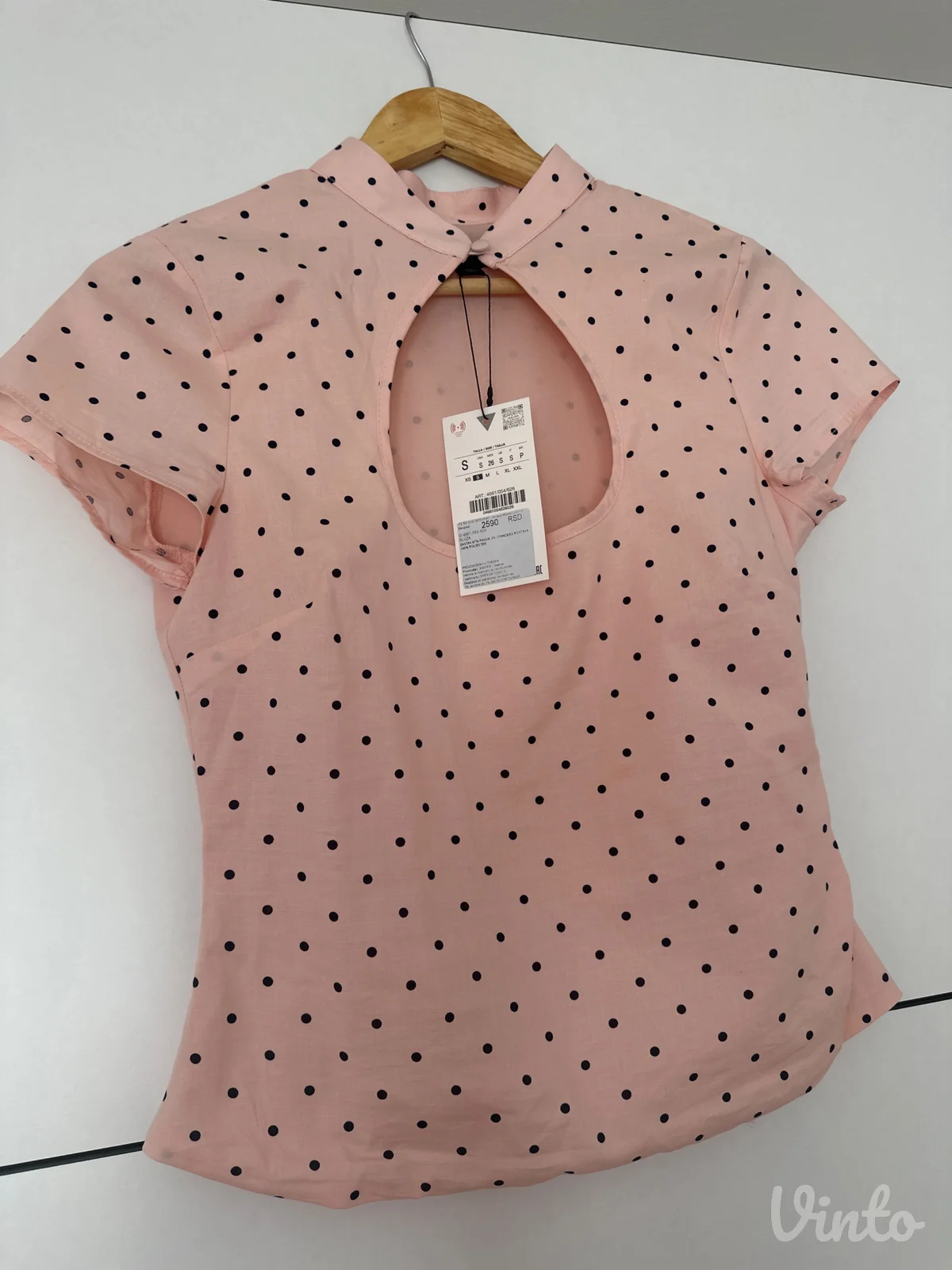 Zara polka dot bluza