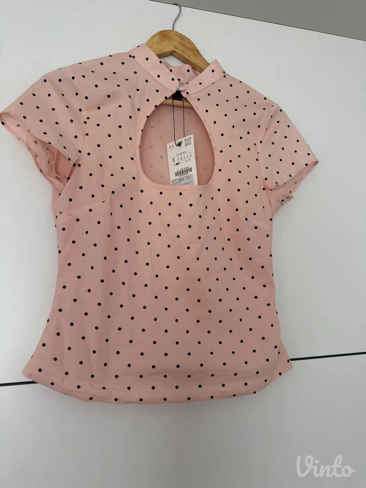 Zara polka dot bluza
