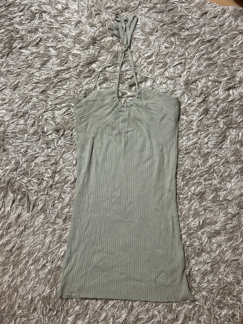 zelena mini haljina m