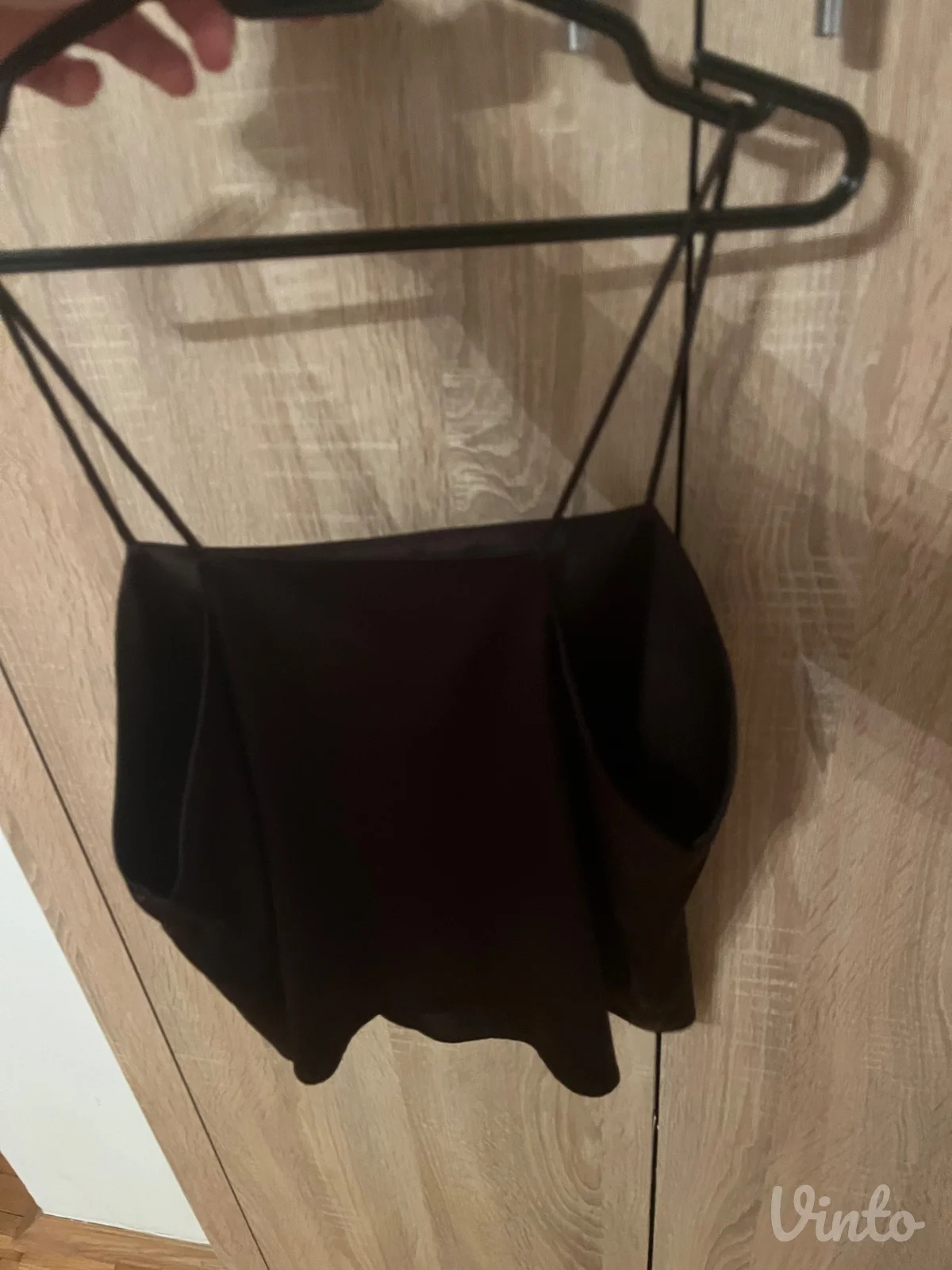 zara crni top