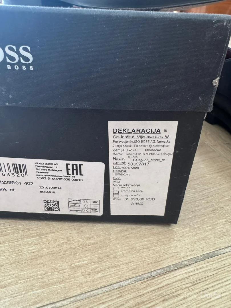 Boss muško odelo + cipele